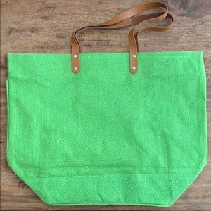 Large Burlap Tote